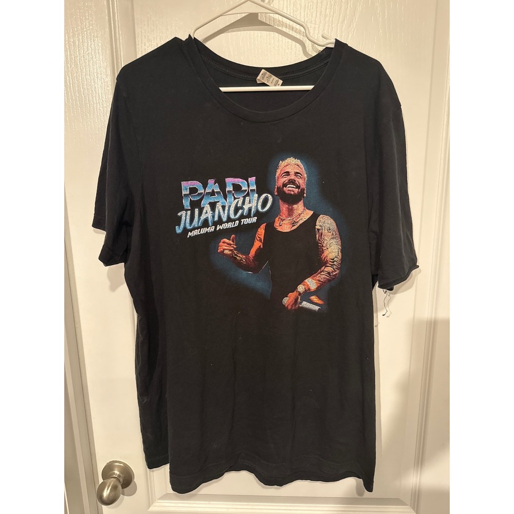 Rare Papi Juancho Maluma World Tour Concert Shirt Unisex Double sided